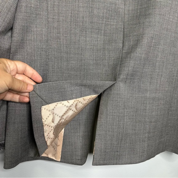 Zadig & Voltaire Women’s Volly Frange Open Front Blazer Jacket In Gris Size 38,M - Picture 9 of 13